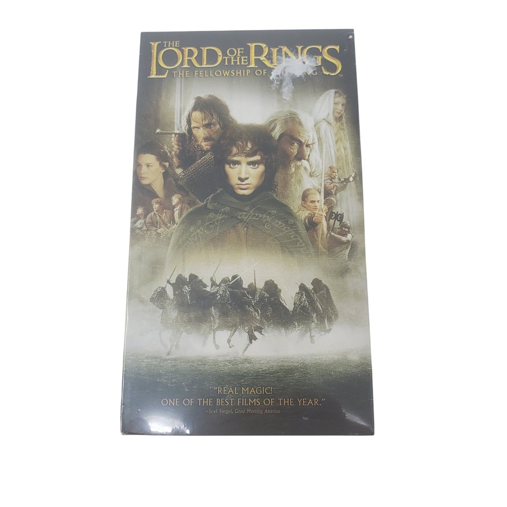 The Lord of the Rings The Fellowship of the Ring VHS 2002 New Factory Sealed